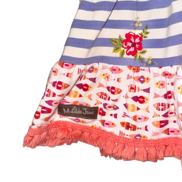 MATILDA JANE Floral fish fringe dress girl’s size 12-18 months 12m 18 months - Picture 3 of 17